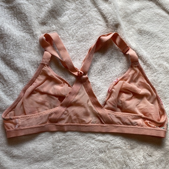 Coral floral bralette - Picture 4 of 4